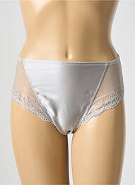 Shorty effet matière satinée gris LISE CHARMEL femme