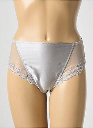 Shorty effet matière satinée gris LISE CHARMEL femme