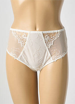 Culotte haute tissage satiné beige LISE CHARMEL femme
