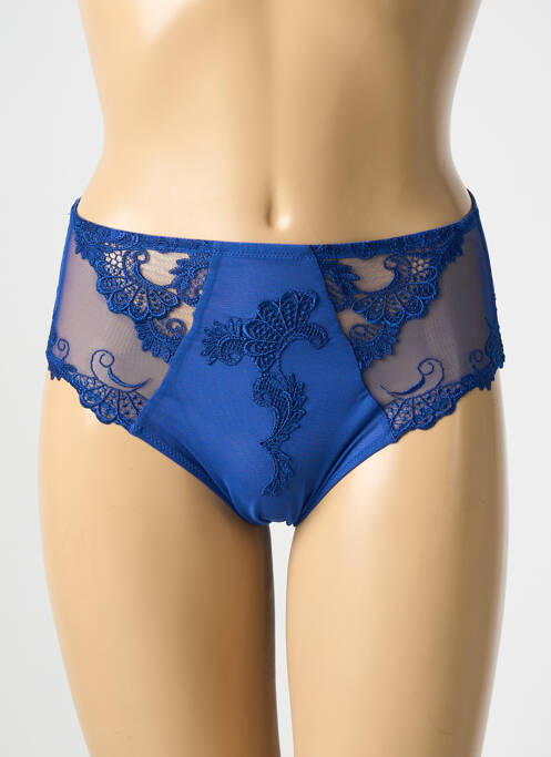 Culotte tissage satiné bleu LISE CHARMEL femme