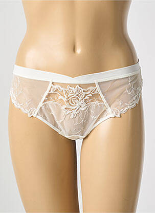 Tanga légère et transparente blanc LISE CHARMEL femme