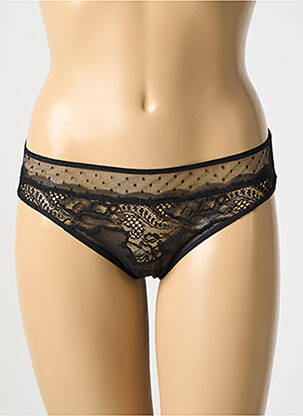 Culotte tissage dentelle noir COTTON CLUB femme