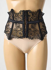 Corset noir RCRESCENTINI BY COTTON BLUB pour femme seconde vue