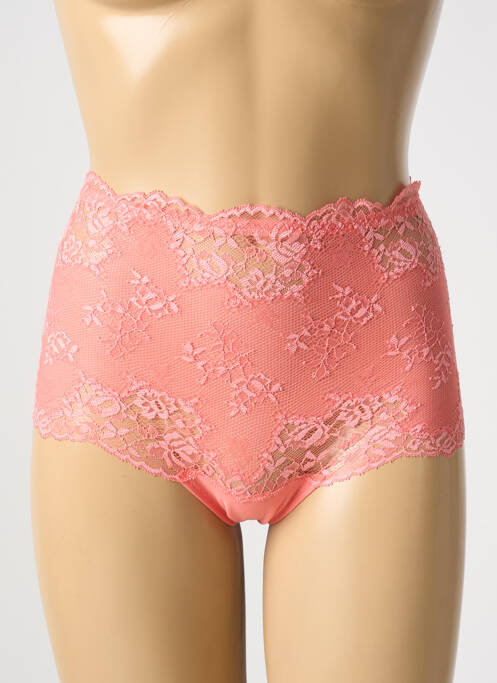 Culotte haute rose COTTON CLUB pour femme