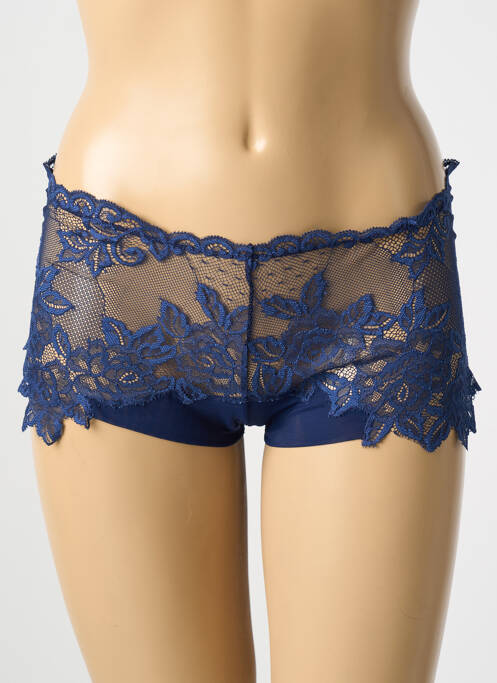 Shorty bleu COTTON CLUB pour femme