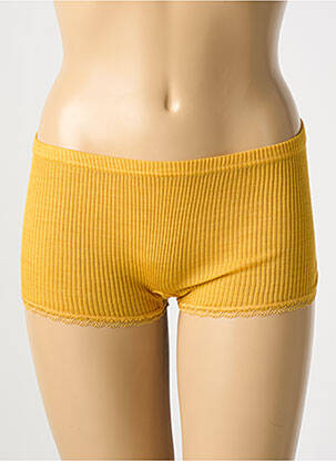 Shorty stretch jaune LISANZA femme