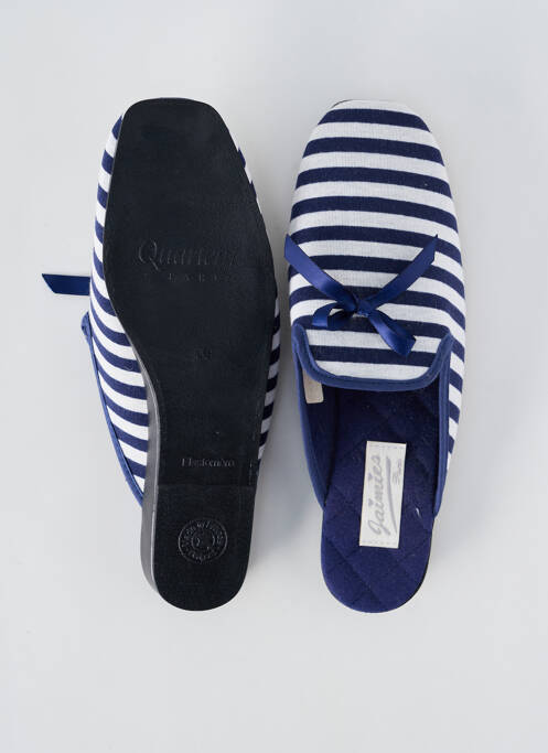 Chaussons/Pantoufles bleu JAIMIES pour femme