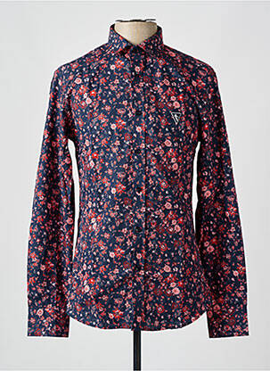 Chemise manches longues manches longues bleu CAMBERABERO homme