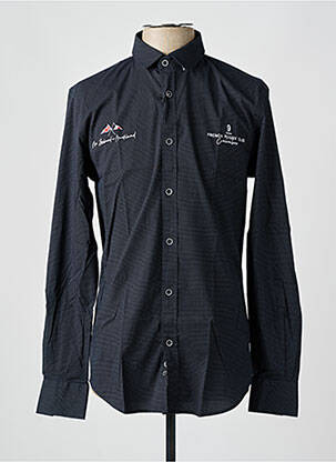 Chemise manches longues manches longues noir CAMBERABERO homme