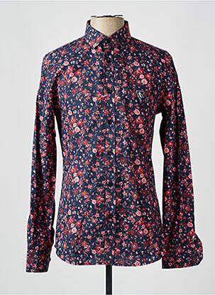 Chemise manches longues imprimé fleurs bleu CAMBERABERO homme