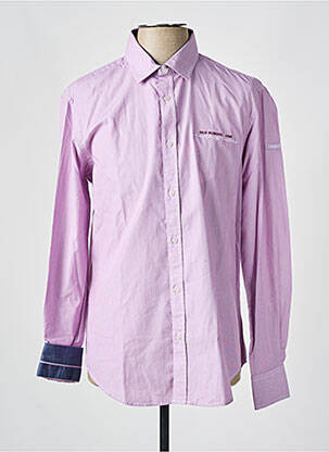 Chemise manches longues manches longues rose CAMBERABERO homme