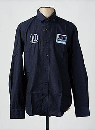 Chemise manches longues manches longues bleu CAMBERABERO homme