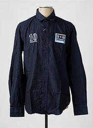 Chemise manches longues manches longues bleu CAMBERABERO homme