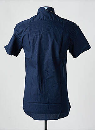 Chemise manches courtes coupe cintrée bleu CAMBERABERO homme