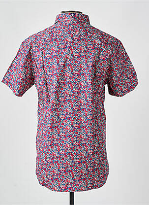 Chemise manches courtes coupe cintrée rose CAMBERABERO homme