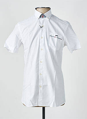 Chemise manches courtes blanc CAMBERABERO pour homme