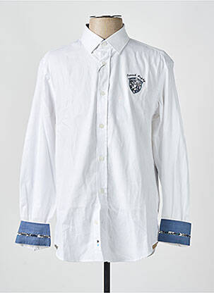 Chemise manches longues blanc CAMBERABERO pour homme
