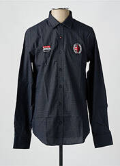 Chemise manches longues bleu CAMBERABERO pour homme seconde vue