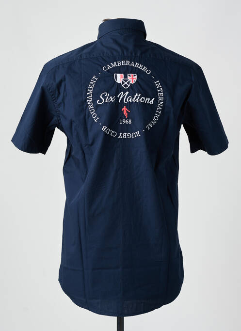 Chemise manches courtes bleu CAMBERABERO pour homme