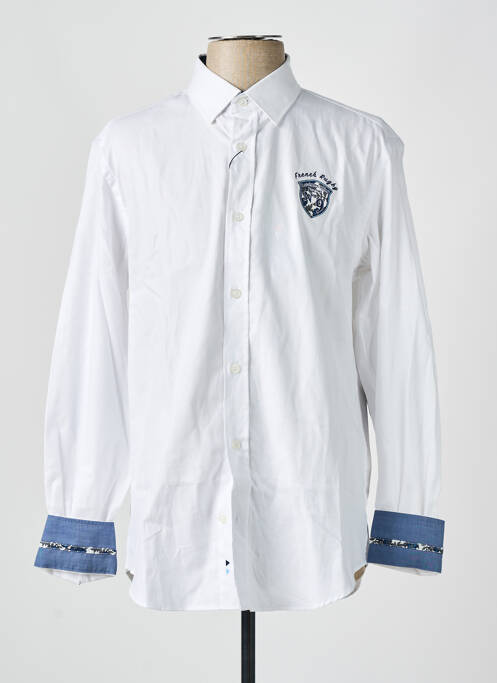 Chemise manches longues blanc CAMBERABERO pour homme