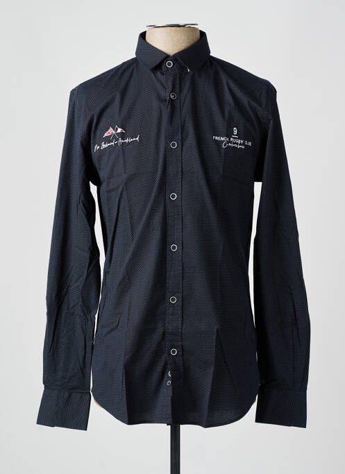 Chemise manches longues noir CAMBERABERO pour homme