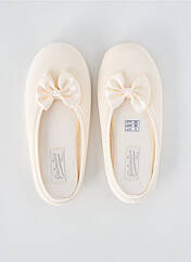 Chaussons/Pantoufles beige JAIMIES pour femme seconde vue
