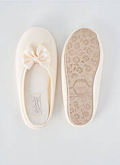 Chaussons/Pantoufles beige JAIMIES pour femme seconde vue