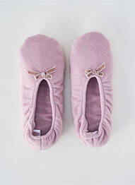 Chaussons/pantoufles  talon plat jusqu'à 3cm violet PLUTO femme