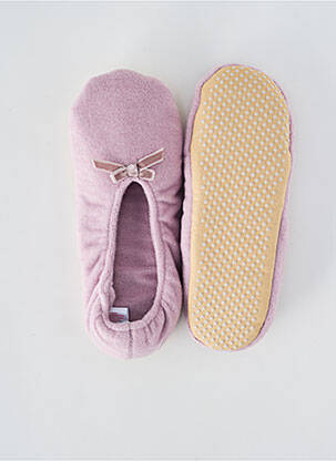 Chaussons/pantoufles  talon plat jusqu'à 3cm violet PLUTO femme