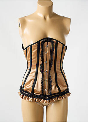 Corset bretelles élastiquées amovibles beige REVANCHE DE LA FEMME femme