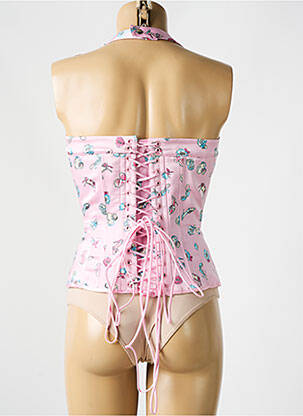 Corset rose REVANCHE DE LA FEMME femme