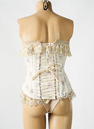 Corset broderie beige REVANCHE DE LA FEMME femme