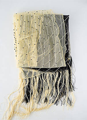 Paréo légère et transparente noir RACHEL PAPPO femme