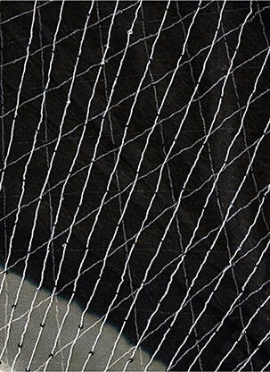 Paréo légère et transparente noir RACHEL PAPPO femme