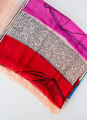 Paréo imprimé fantaisie rouge MARYAN MEHLHORN femme
