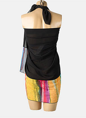 Paréo tissage crêpe noir CHARMLINE femme