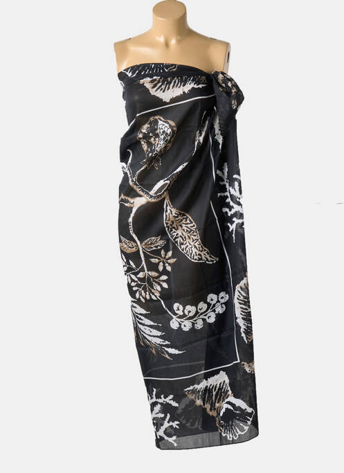 Paréo noir MANUEL CANOVAS pour femme