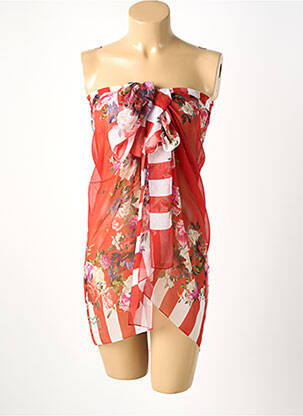 Paréo tissage crêpe rouge MARYAN MEHLHORN femme