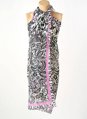 Paréo tissage crêpe rose FERAUD femme