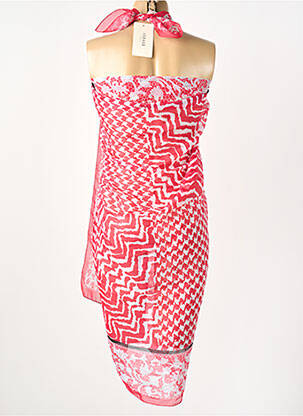 Paréo tissage popeline rouge FERAUD femme