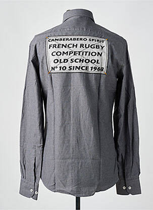 Chemise manches longues poches gris CAMBERABERO homme