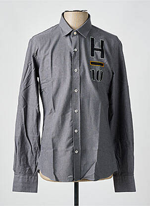 Chemise manches longues gris CAMBERABERO pour homme