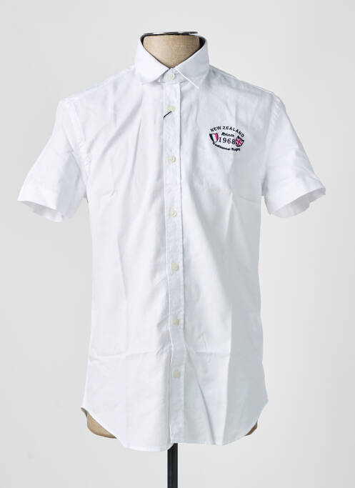 Chemise manches courtes blanc CAMBERABERO pour homme