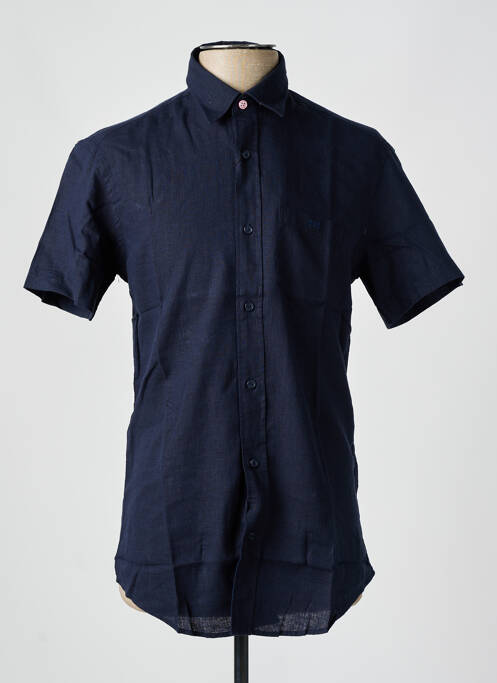 Chemise manches courtes bleu CAMBERABERO pour homme
