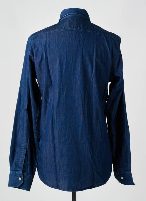 Chemise manches longues bleu CAMBERABERO pour homme