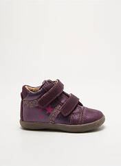 Baskets violet NOËL pour fille seconde vue