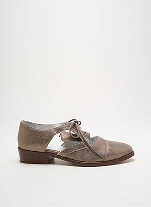 Derbies bout pointu talon plat jusqu'à 3cm marron REGARD femme