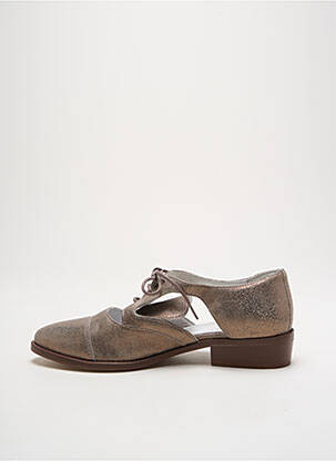 Derbies bout pointu talon plat jusqu'à 3cm marron REGARD femme