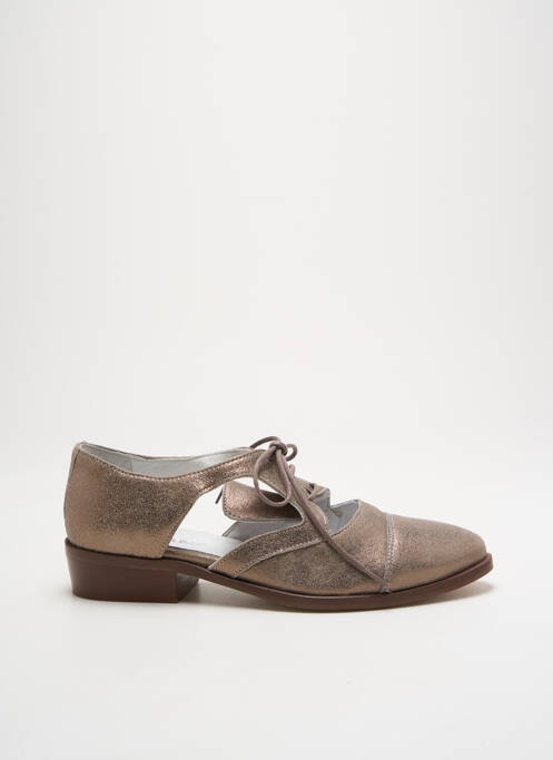 Derbies bout pointu talon plat jusqu'à 3cm marron REGARD femme