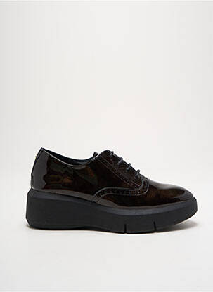 Derbies matière lisse talon de 4 à 6cm gris GADEA femme
